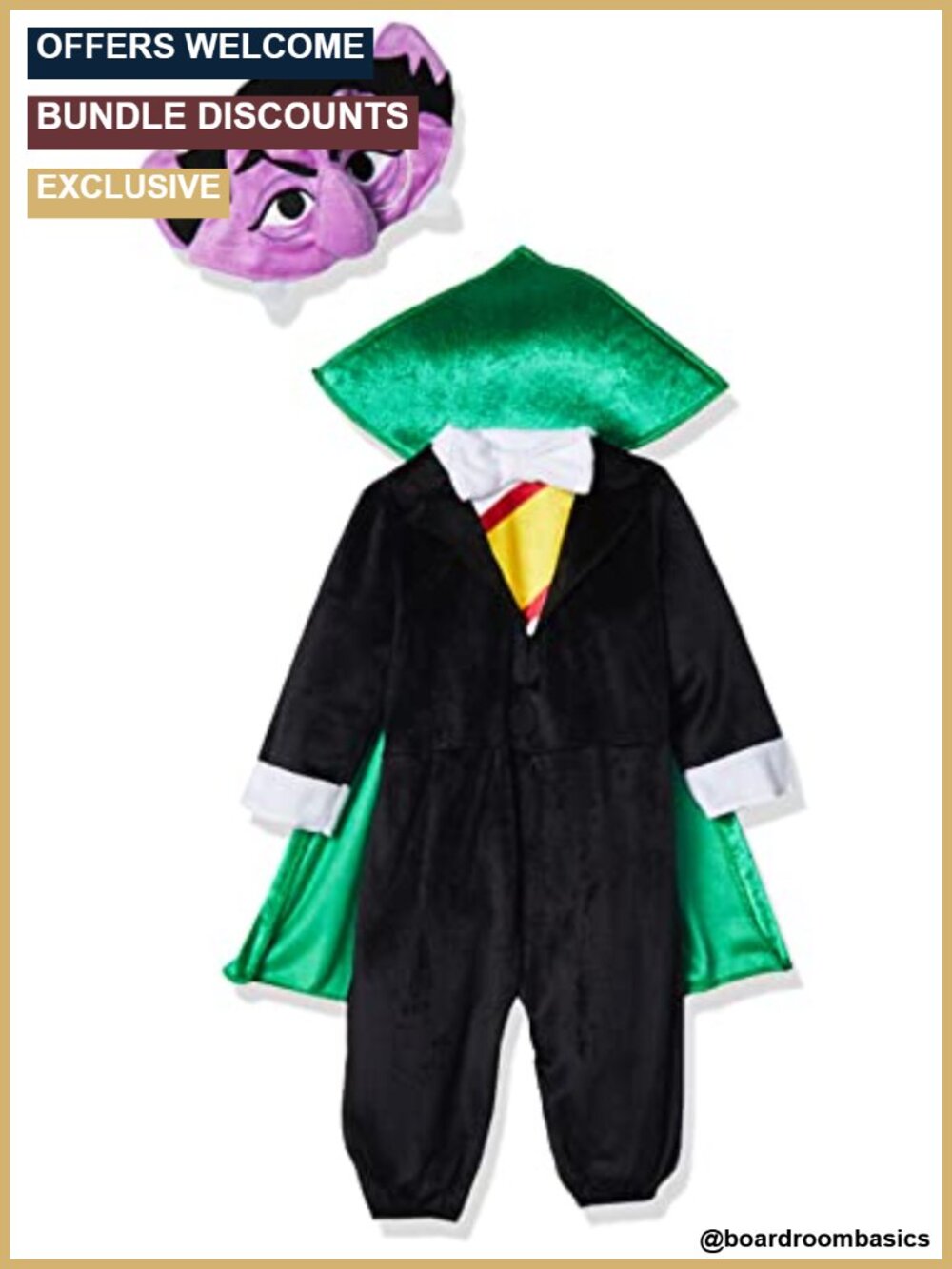 Toddler Halloween Costume Deluxe Super Soft Snap Closure Kids 3T-4T